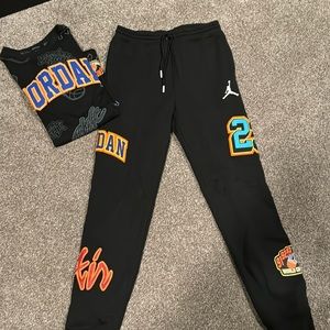 boys jordan set joggin pants and shirt